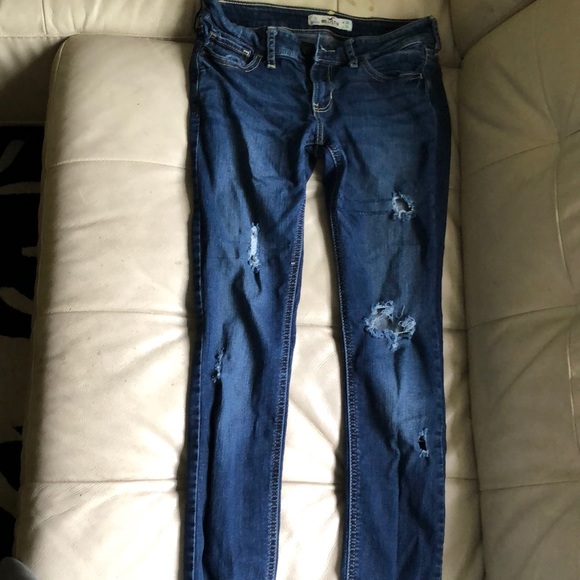 Hollister Pants - Hollister ripped skinny jeans